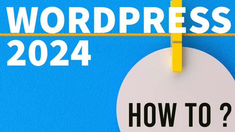 create-wordpress-website-2024