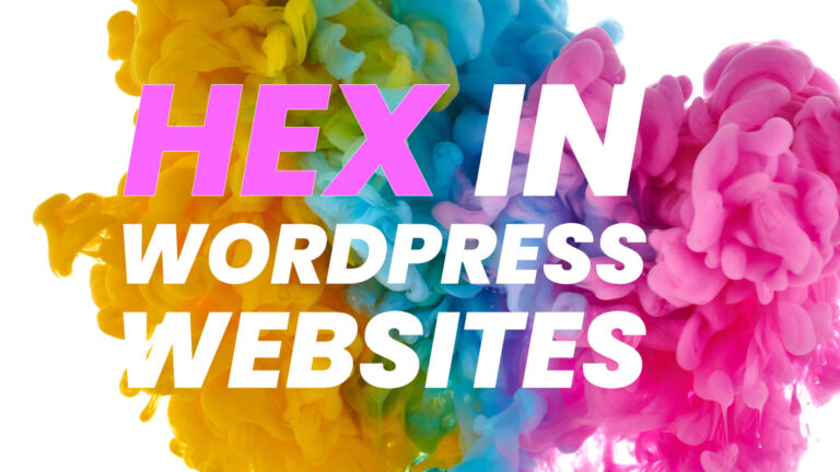 hex colors in wordpress